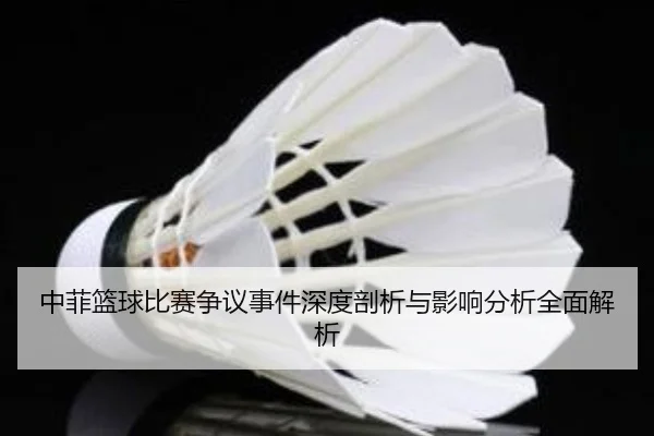 中菲篮球比赛争议事件深度剖析与影响分析全面解析